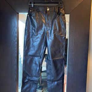 Zara Vegan Leather Pants